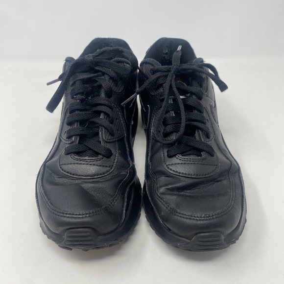 Nike‎ Air Max 90 Triple Black Sneakers CD6864-001 Youth Size 6.5Y - Picture 3 of 14
